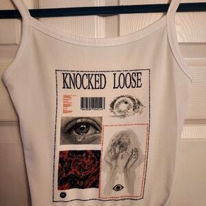 Knocked loose Tank Top  knocked loose baby tee  knocked loose shirt Crop Top